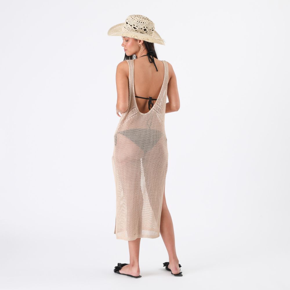 Kimono Tejido Kelly Beige Humana