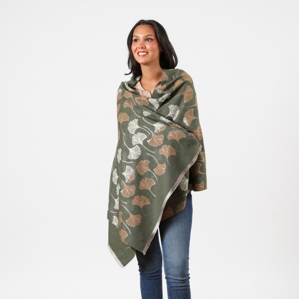 Manta Elina Verde Tatienne