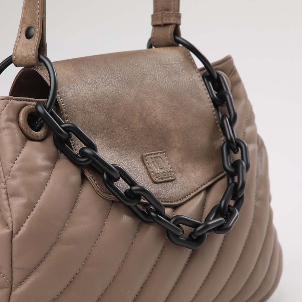 Cartera Hombro Domenica Café i-D