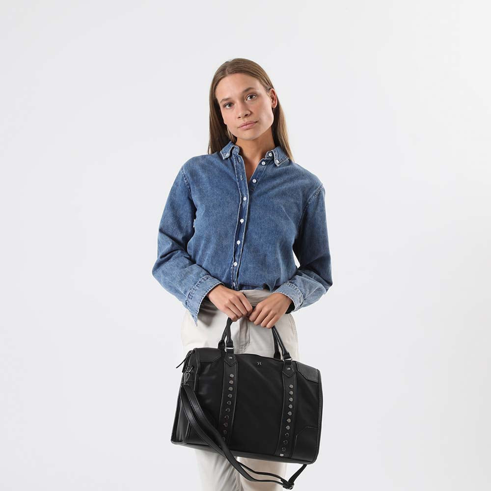 Cartera Hombro Iggy Negro Humana