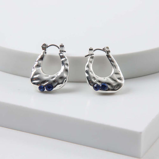 Aros Argolla Clémentine Plateado Tatienne