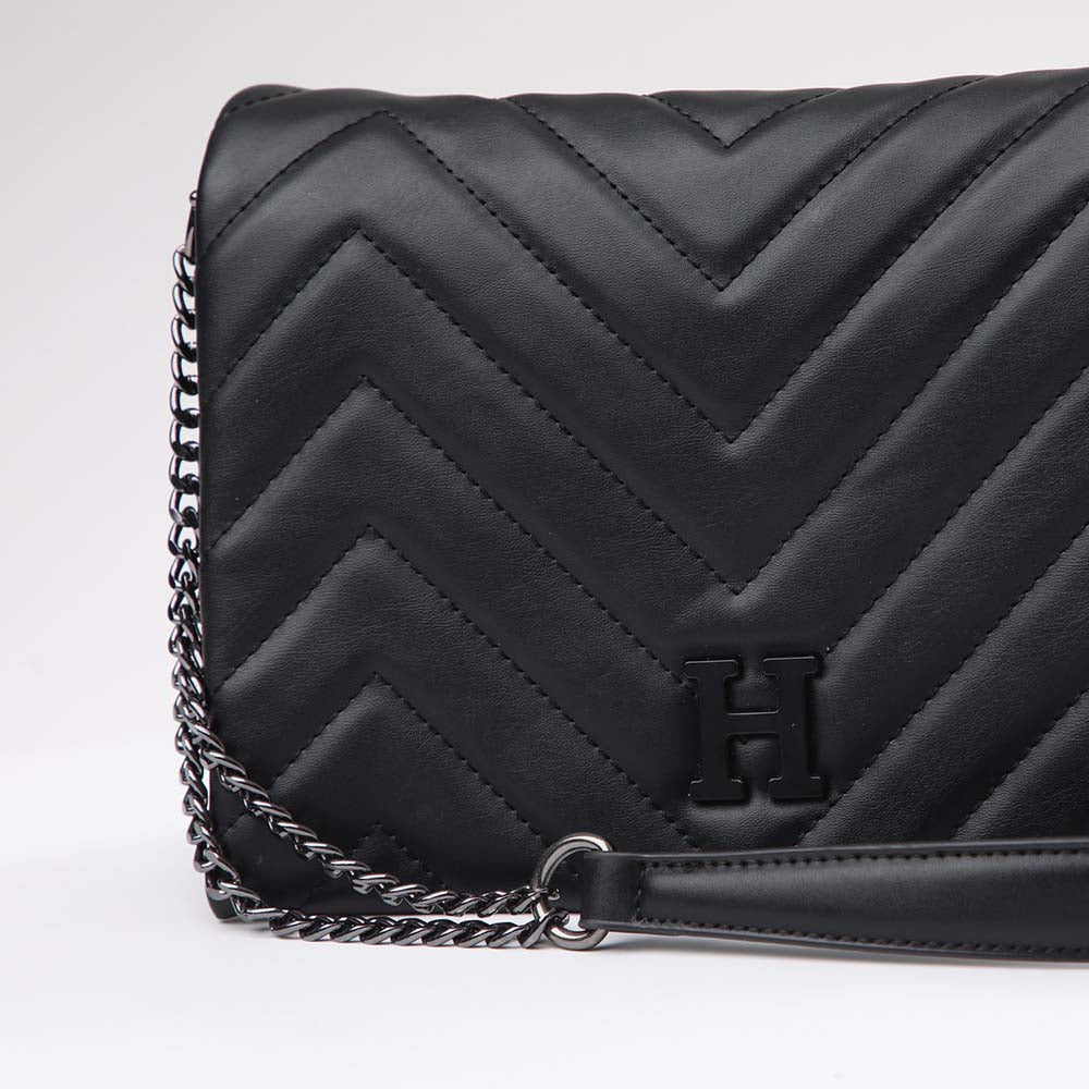 Cartera Hombro Oporto Negro Humana