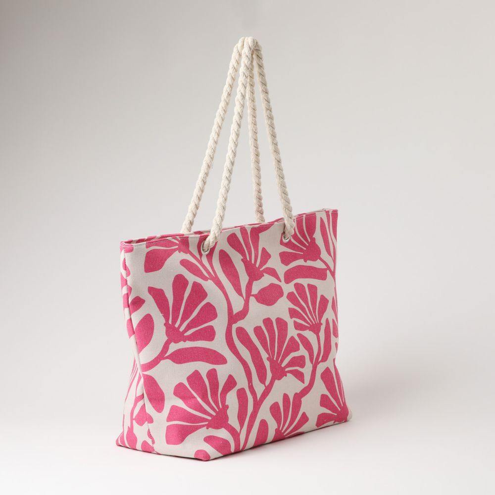 Bolso De Playa Norwich Rosado i-D