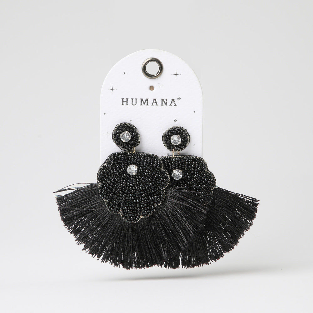 Aros Largo Lorca Negro Humana