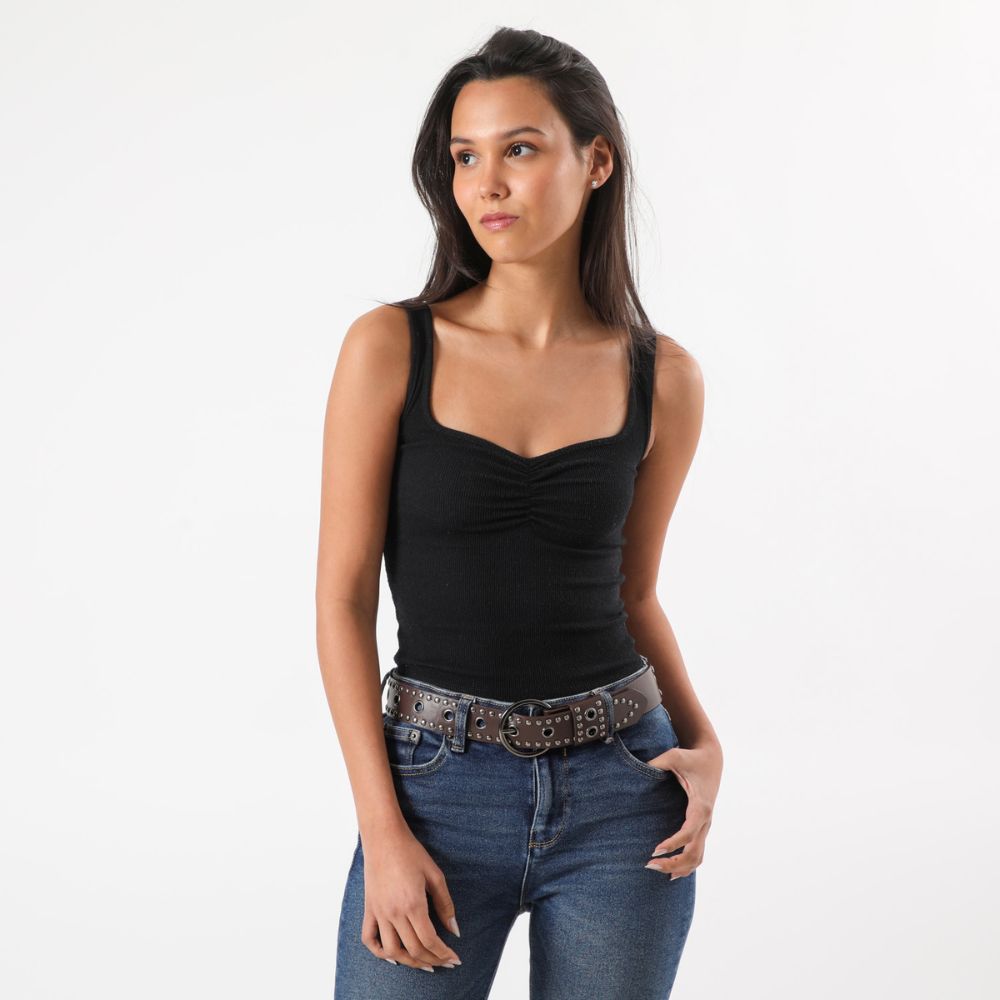 Cinturón Marbella Negro Tatienne