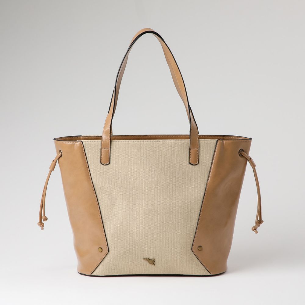 Cartera Hombro Cancer Beige Tatienne
