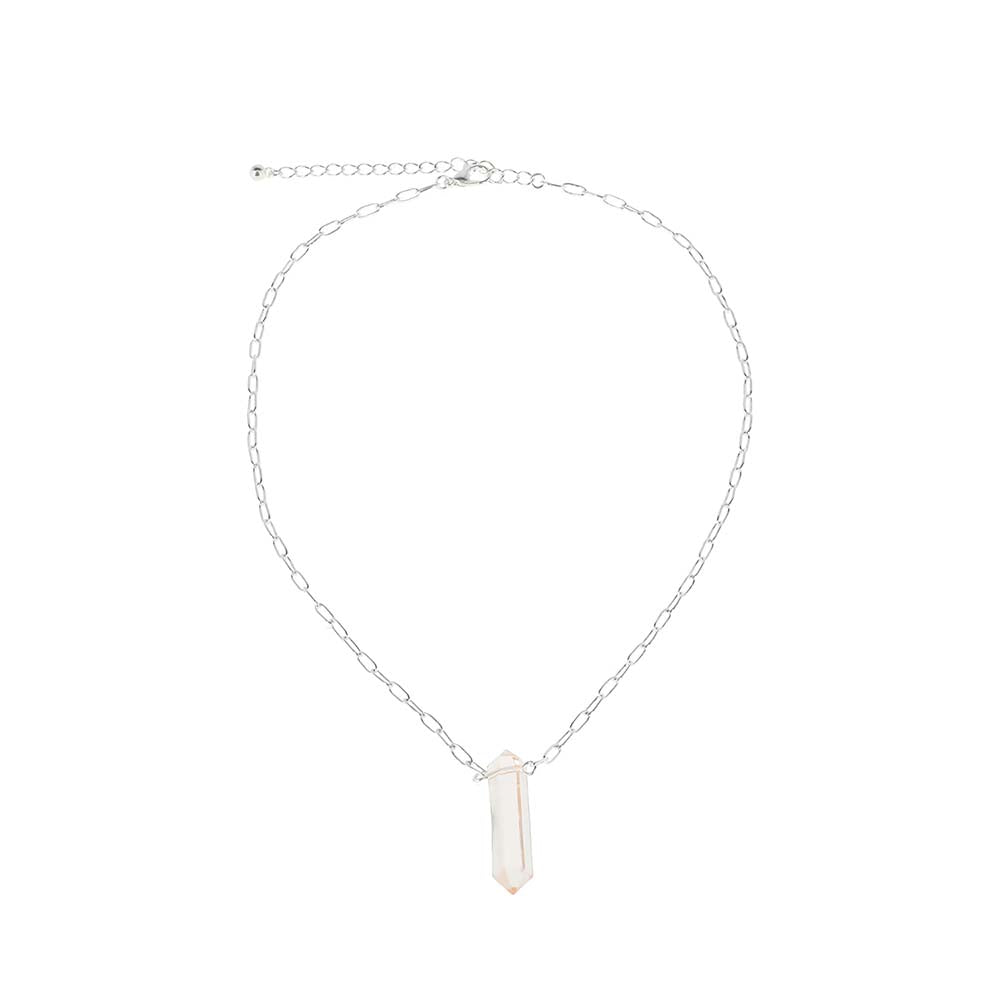 Collar Corto Retro 1 Plateado Tatienne