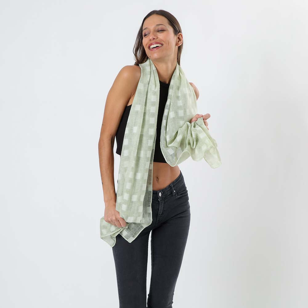 Pañuelo Liso Cubo Verde i-D