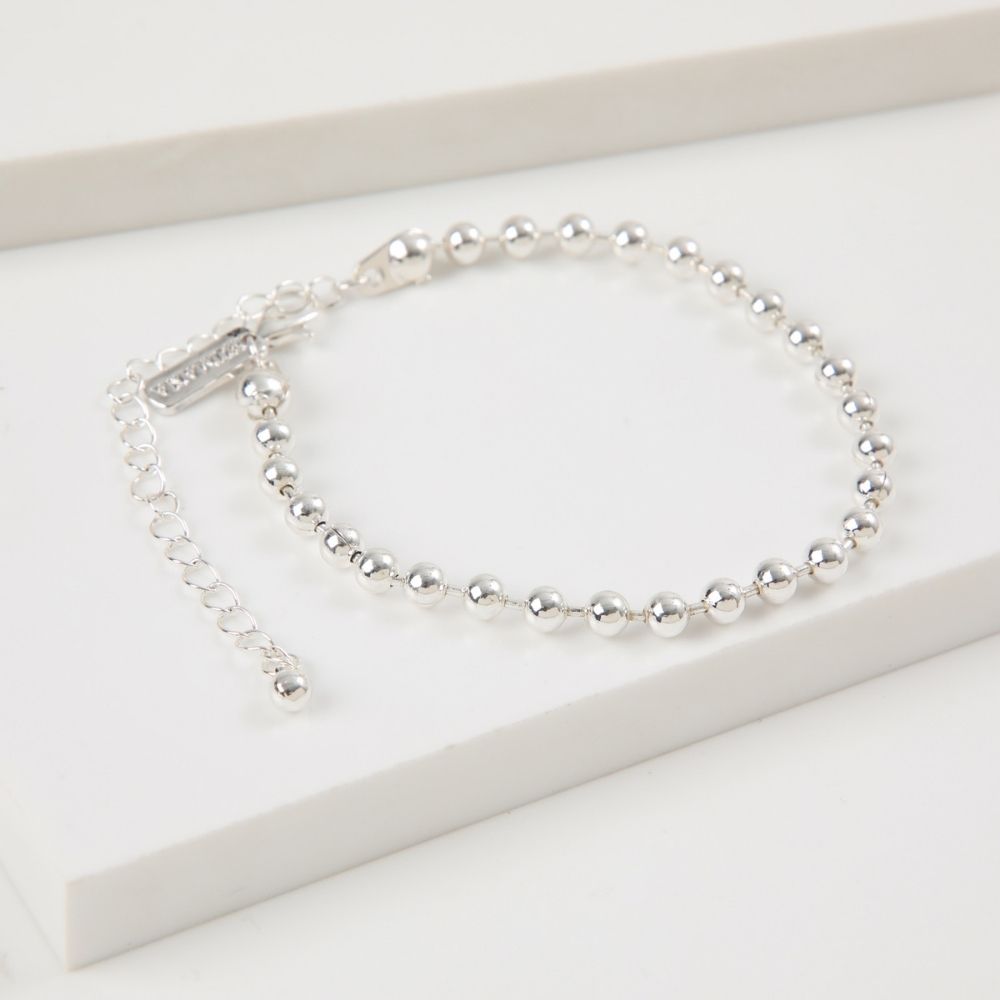 Pulsera Blanda Laura Plateada Humana