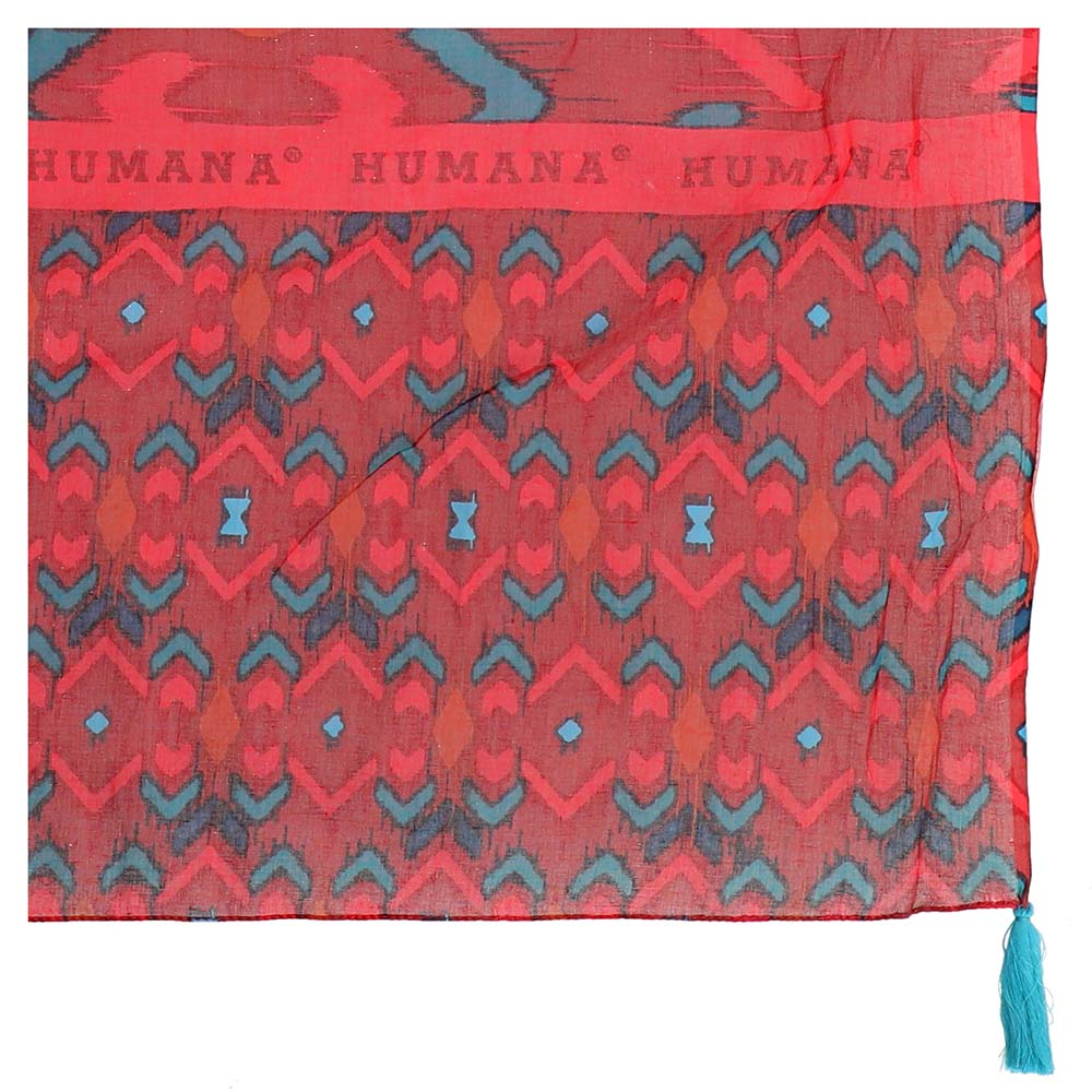 Pañuelo Estampado Morrocan Rojo Humana