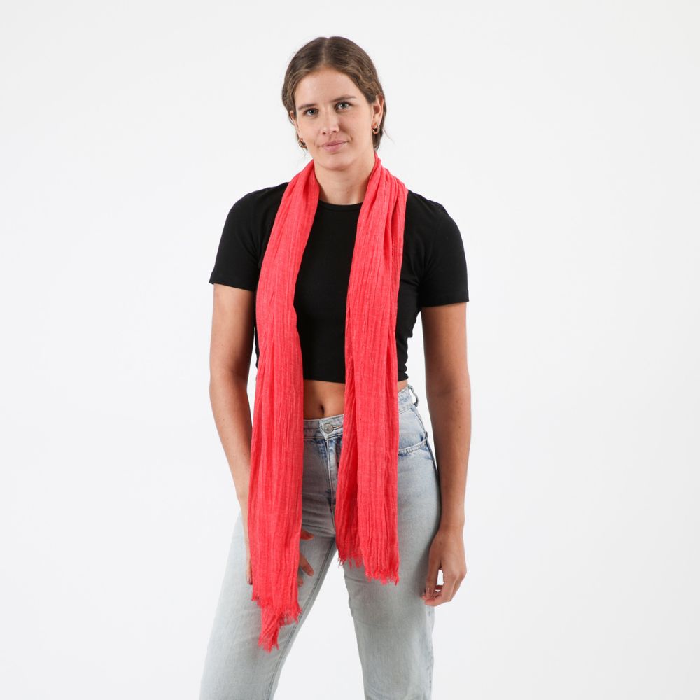 Pañuelo Liso Sandrine Rojo Tatienne