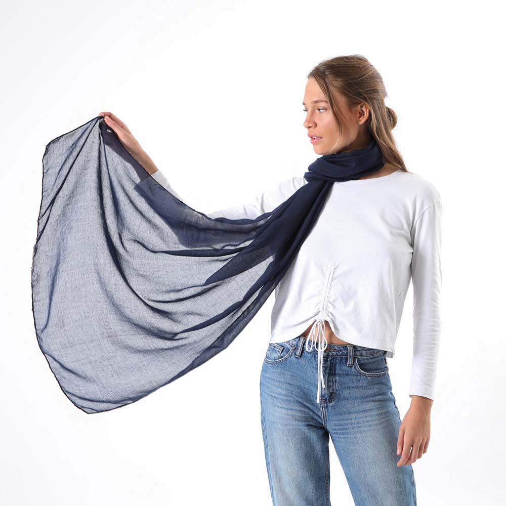 Pañuelo Liso Lastres Azul Humana