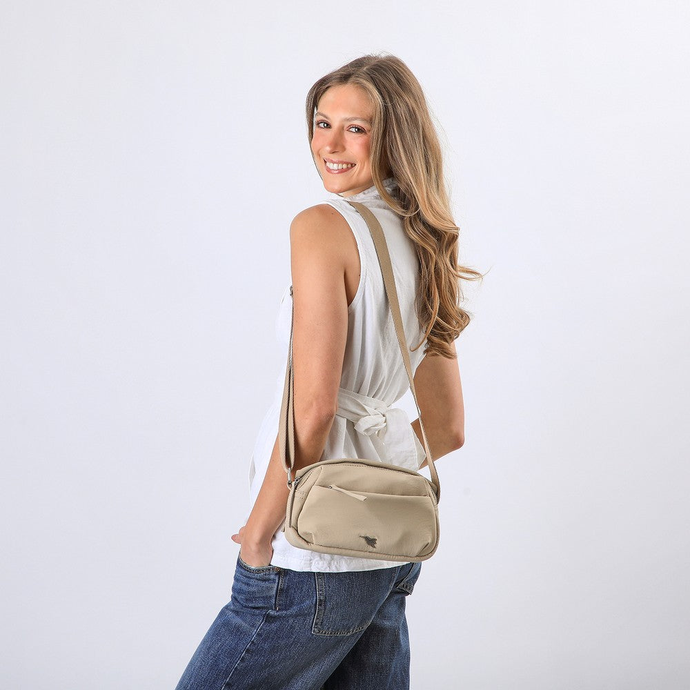 Cartera Cruzada Harper Beige Tatienne