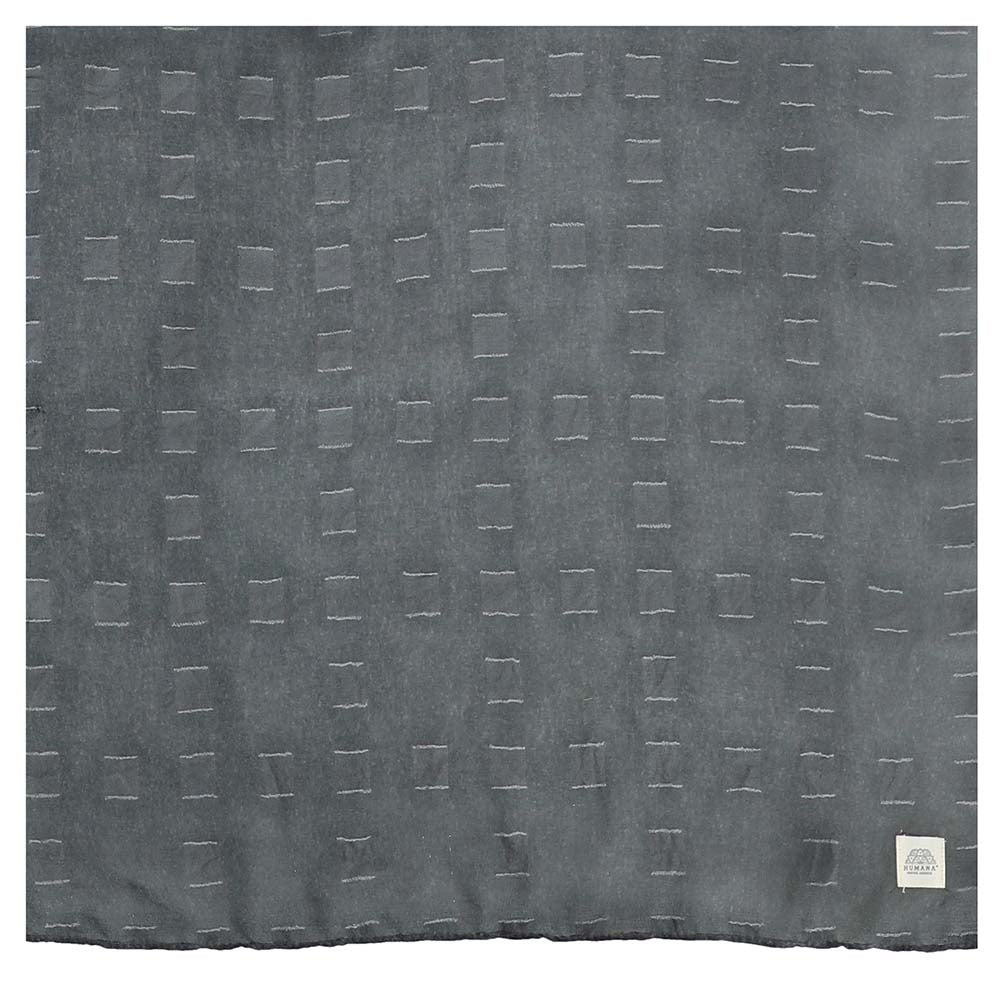 Pañuelo Liso Cuadros Negro Humana