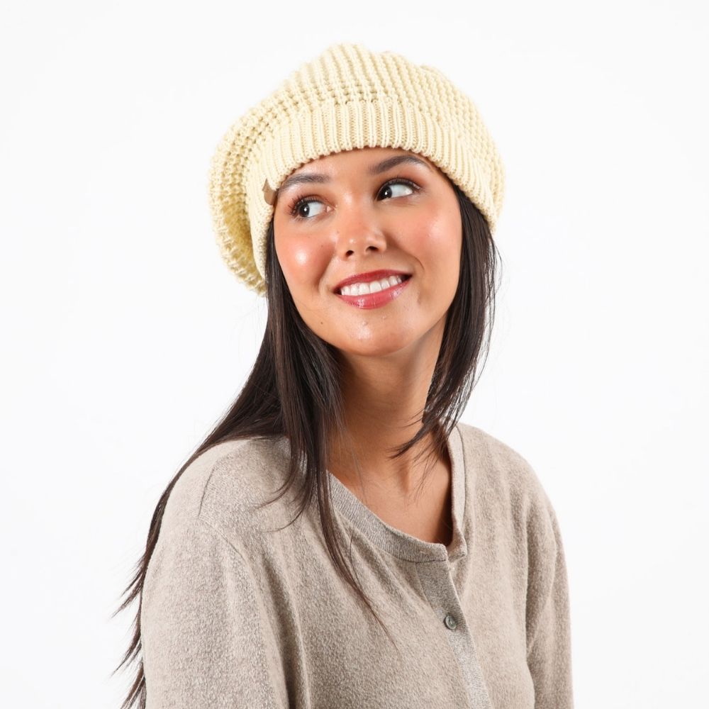 Gorro Boina Jacqueline Beige Tatienne