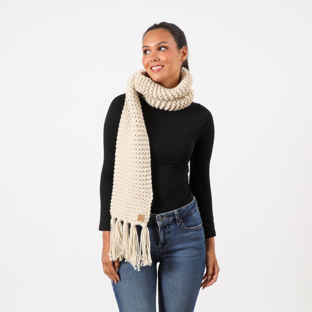 Bufanda Tamara Beige Tatienne