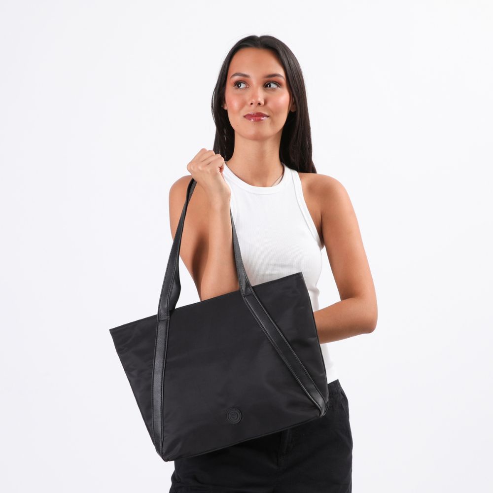 Cartera Hombro Nylon Catania Negro i-D