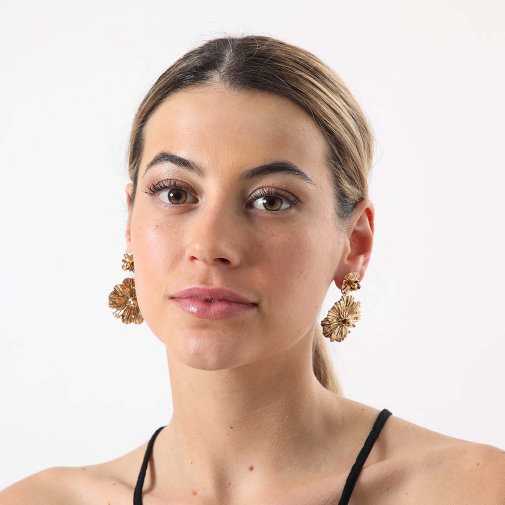 Aros Largo Bloem Dorado Tatienne