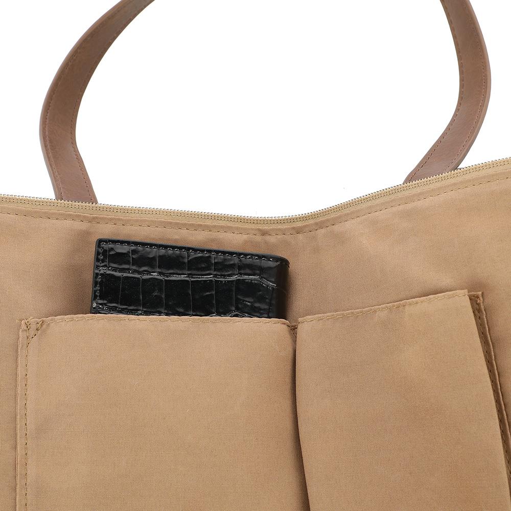 Cartera Hombro Trama Café Tatienne