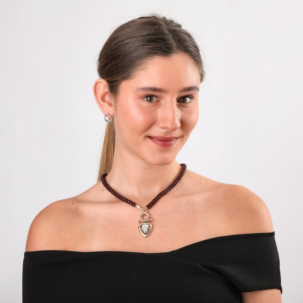 Collar Corto Tide Dorado Humana