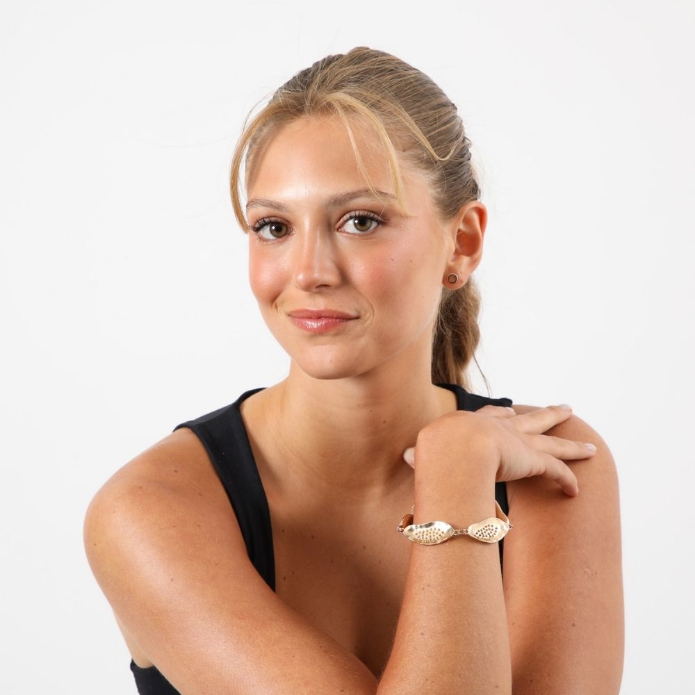 Pulsera Blanda Gina Dorada Humana