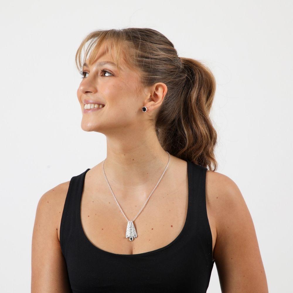 Set Collar Zara Plateado Tatienne