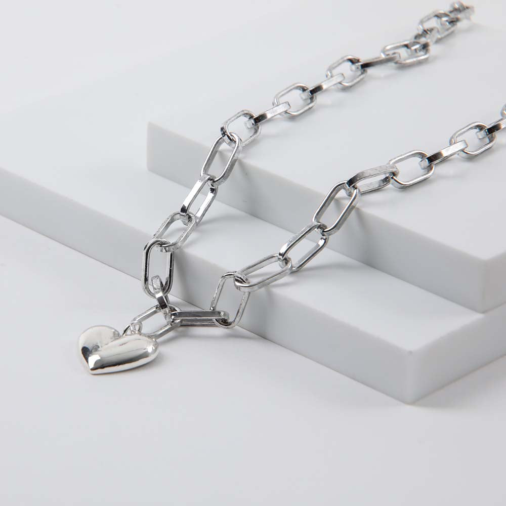 Collar Corto Floyd Plateado i-D