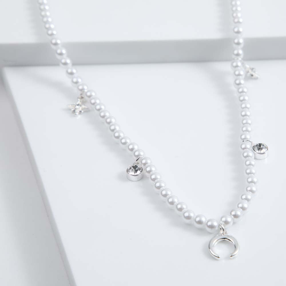 Collar Corto Sale Plateado i-D