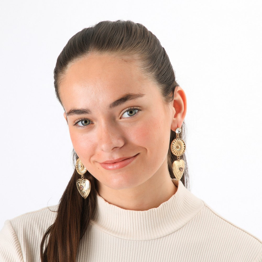 Aros Largos Emi Dorado I-D