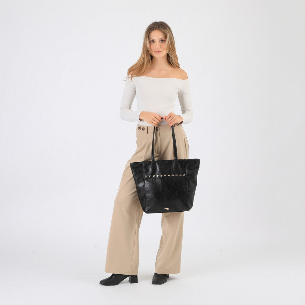 Cartera Tote Obi Negro Tatienne