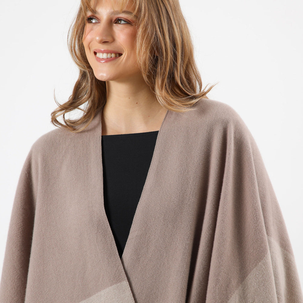 Poncho Arouca Beige I-D