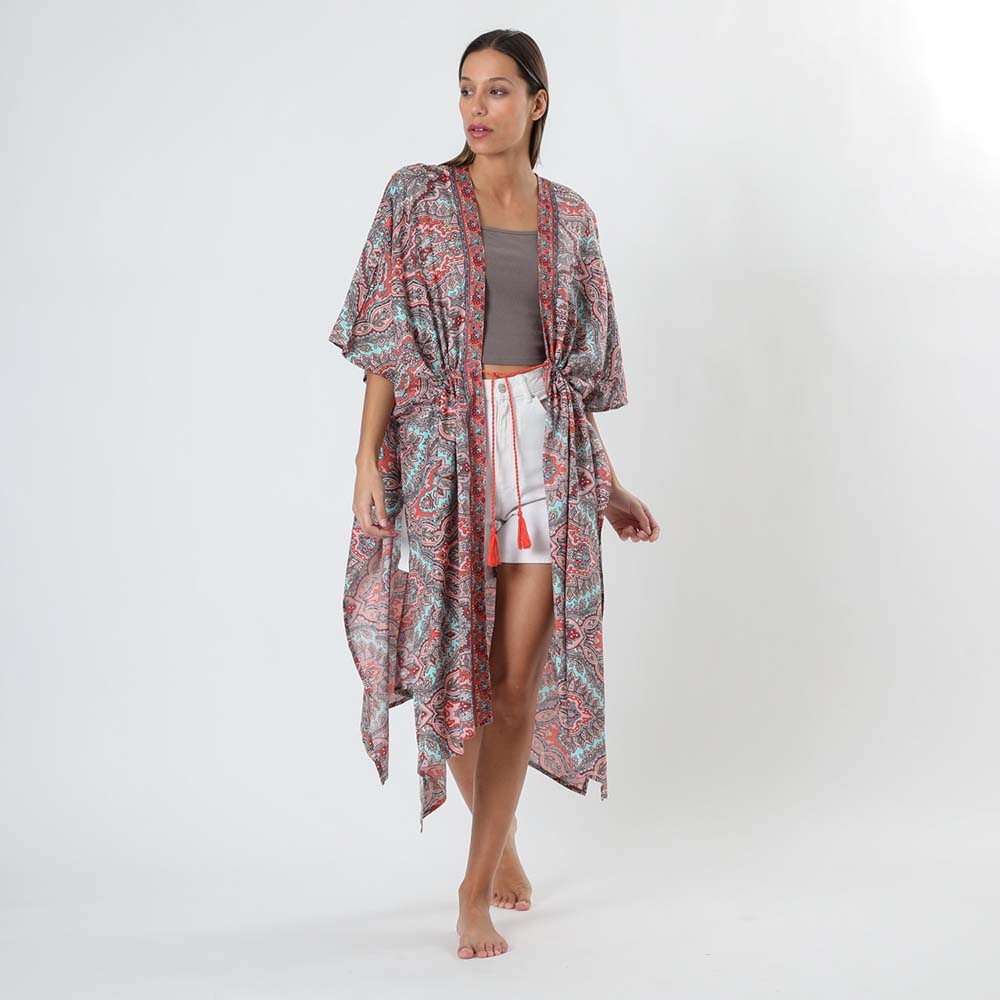 Kimono Hippie Rosado Tatienne