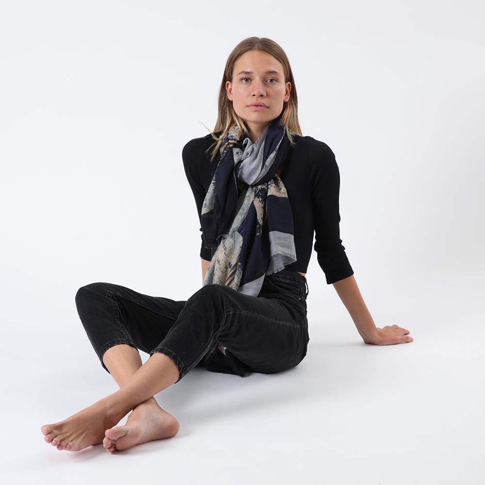 Pañuelo Estampado Plav Azul i-D