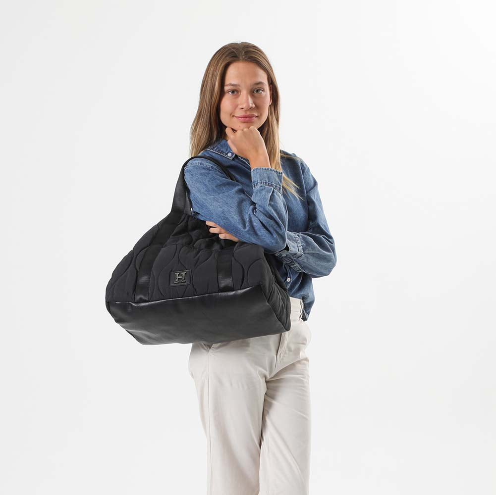 Cartera Hombro Turín Negro Humana