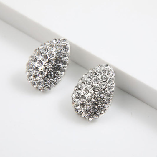 Aros clip Julieta Plateado ID