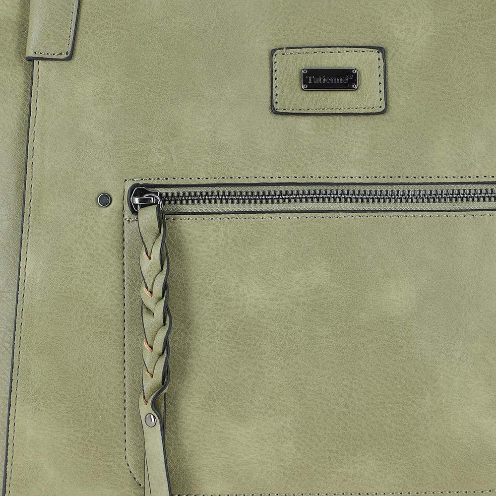 Cartera Hombro Olive Verde Tatienne