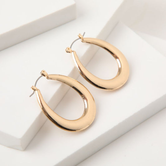 Aros Argolla Punchy Paisley 22 Dorado i-D