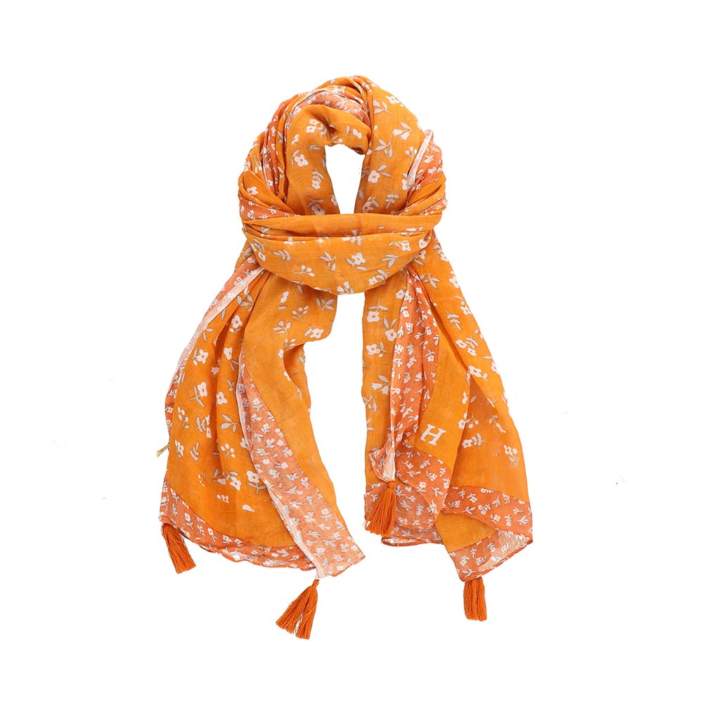 Pañuelo Estampado Spring naranjo Humana