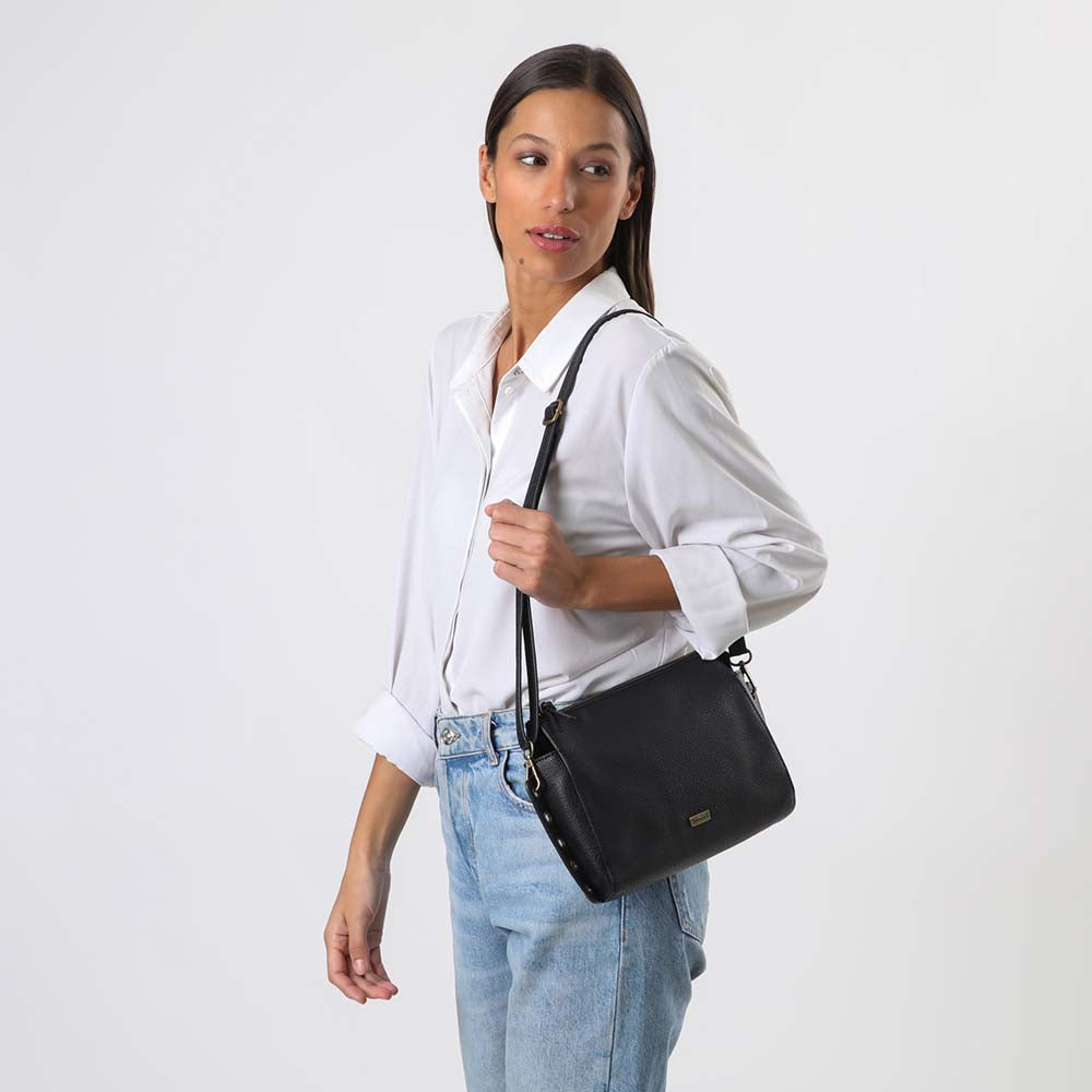 Cartera Cruzada Fiona Negra Tatienne