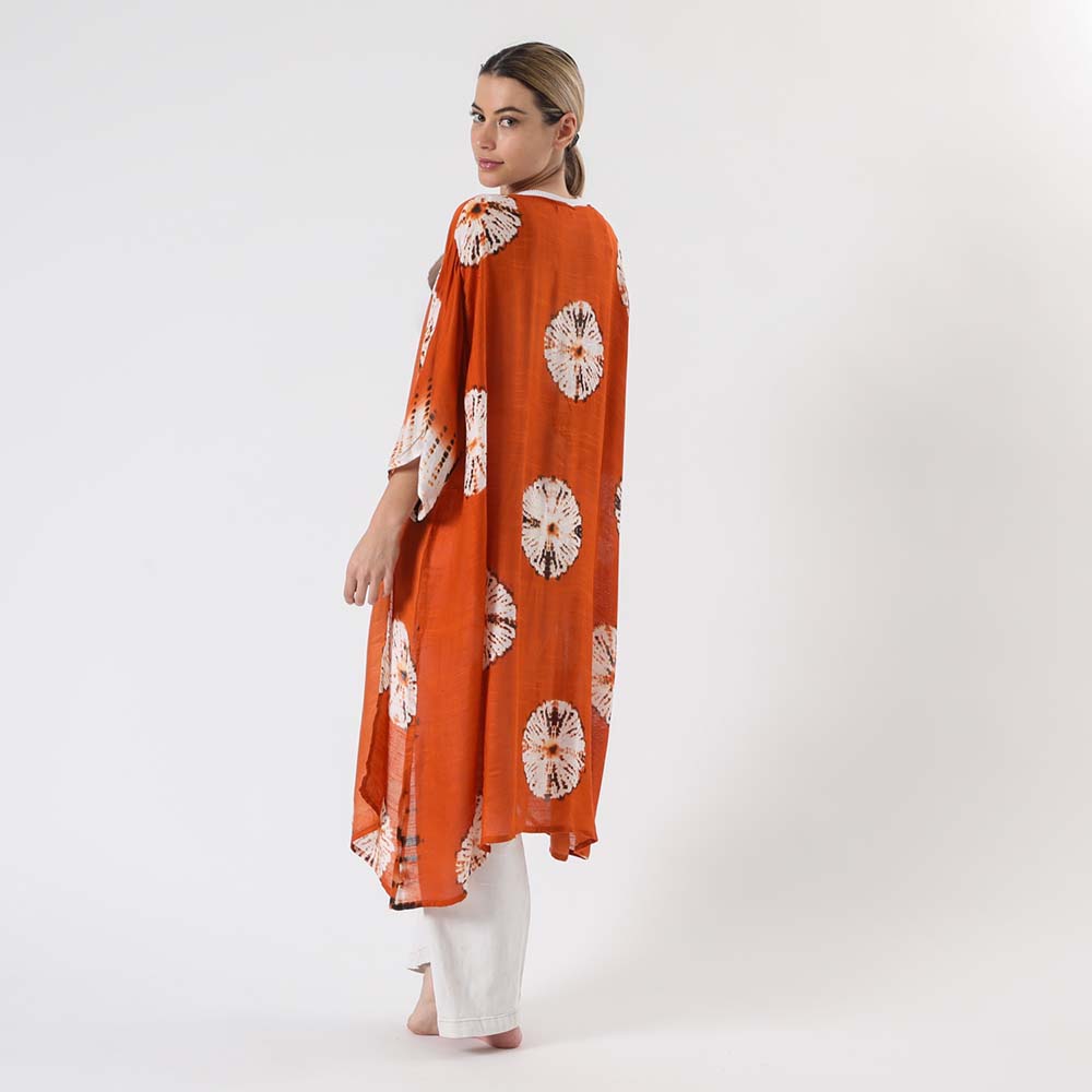 Kimono Hippie Naranjo Humana