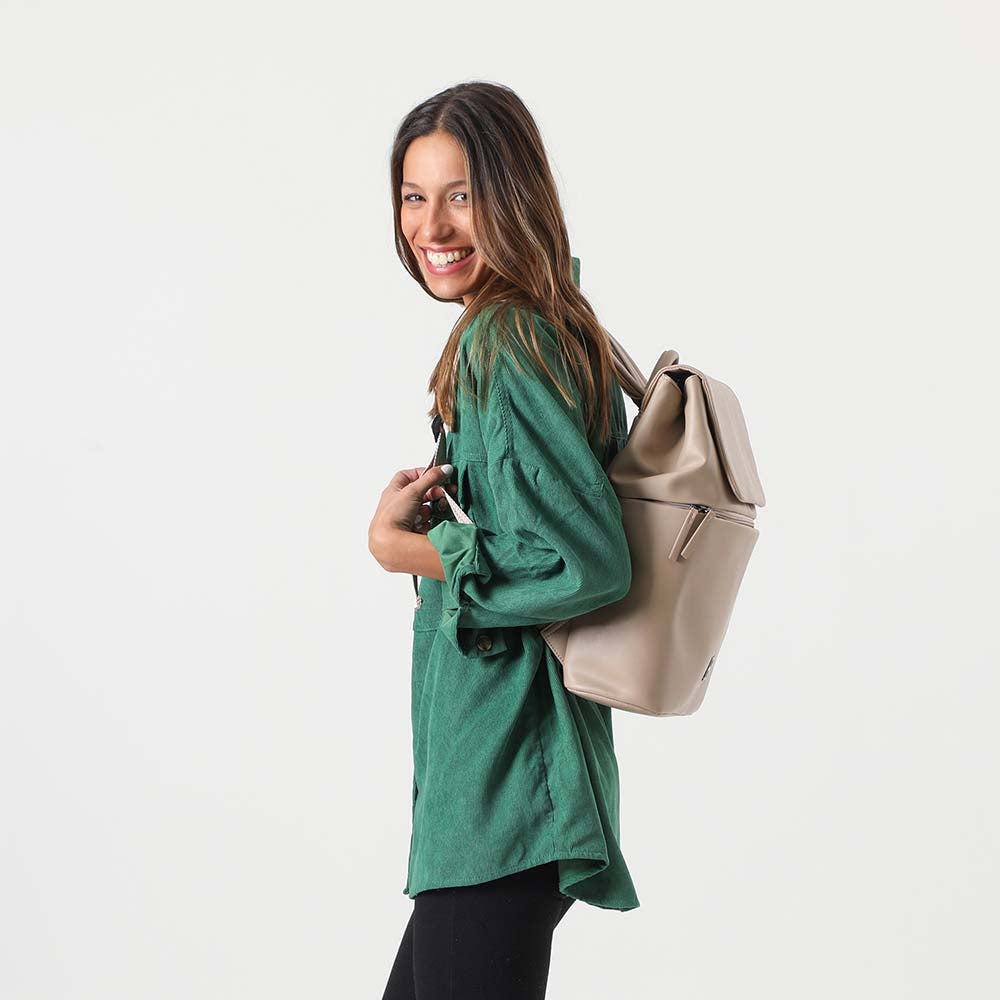 Mochila Blanca Flora Humana