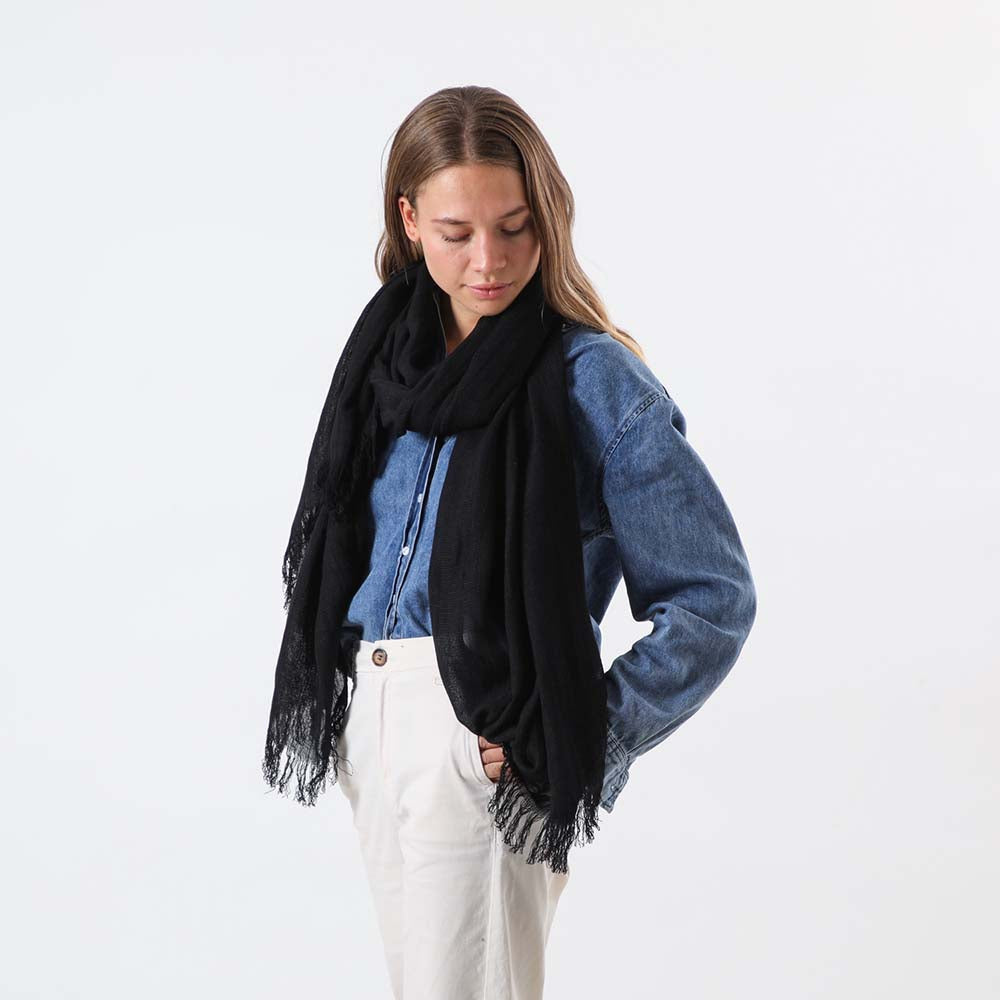 Pañuelo Liso Brest Negro Tatienne