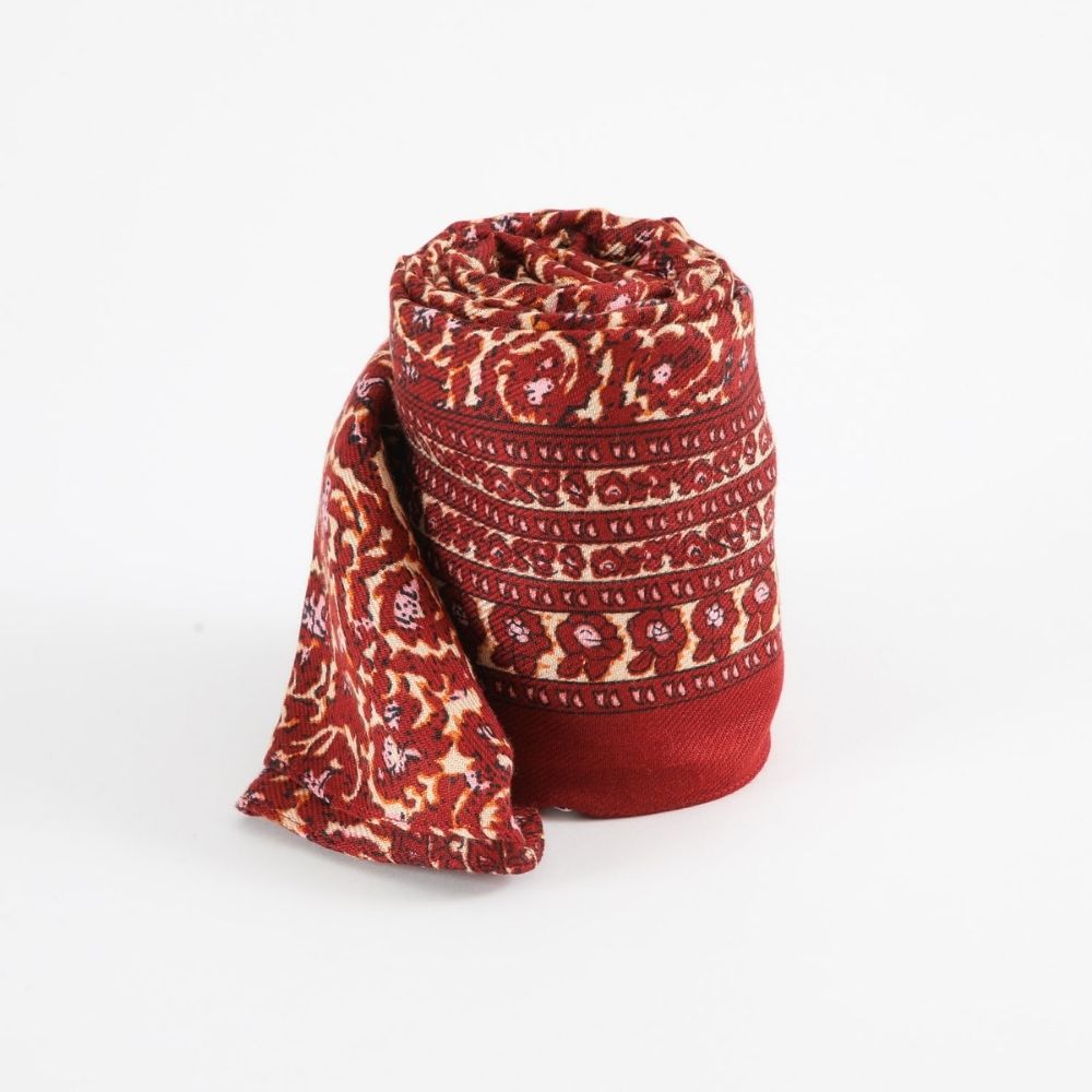 Pañuelo Estampado Linn Burdeo Tatienne