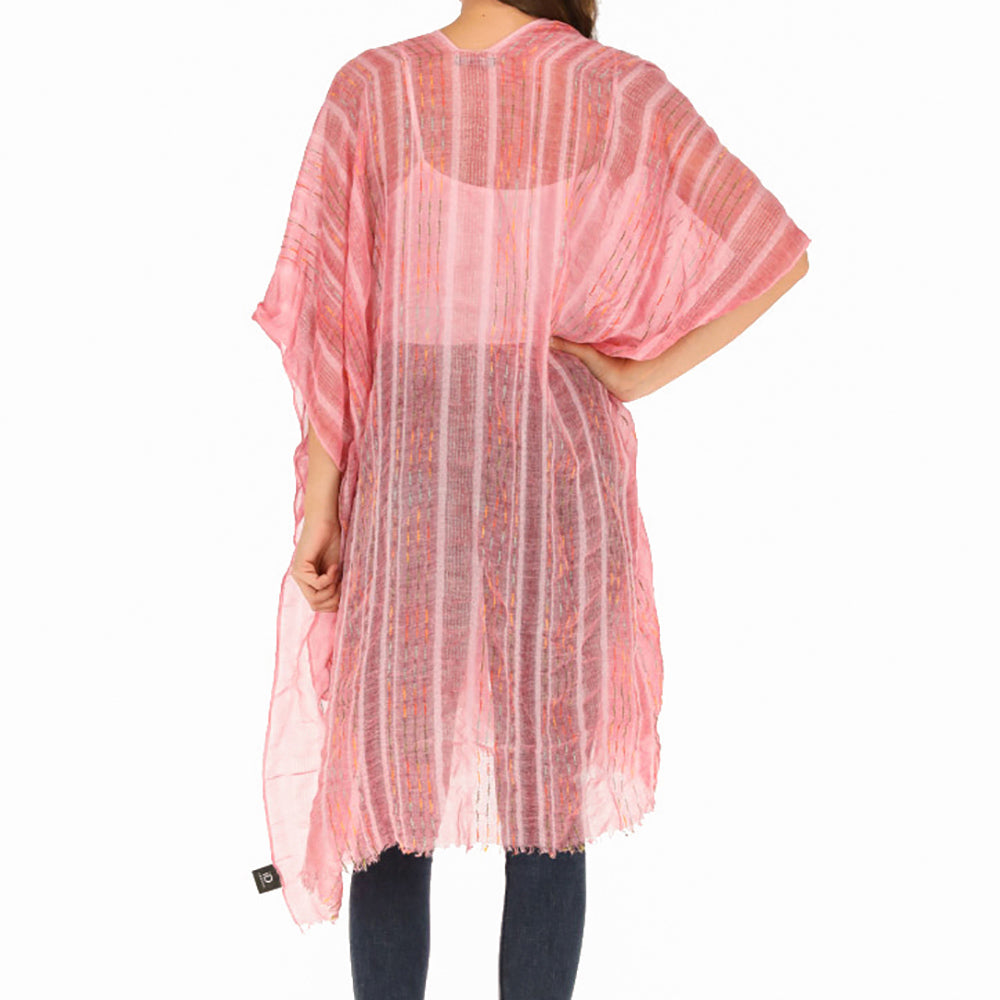 Kimono Rosado Rayas i-D