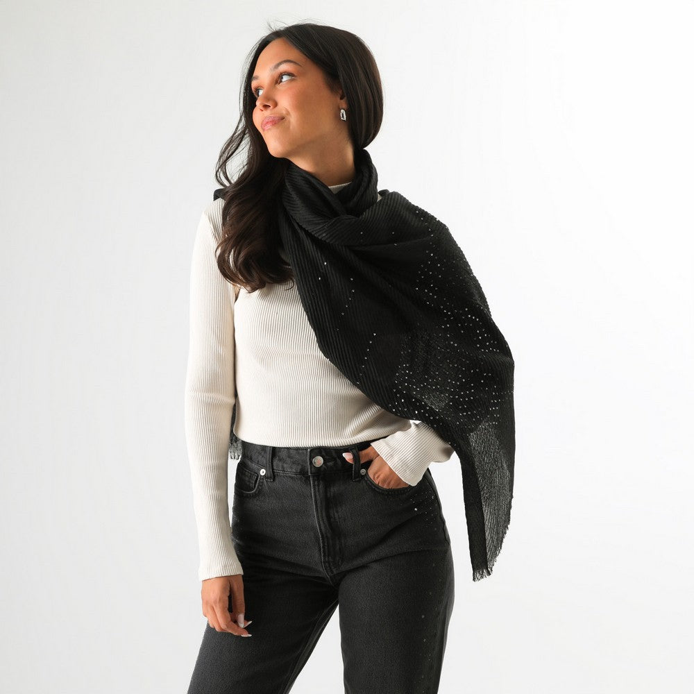 Pañuelo Liso Jules Negro Humana