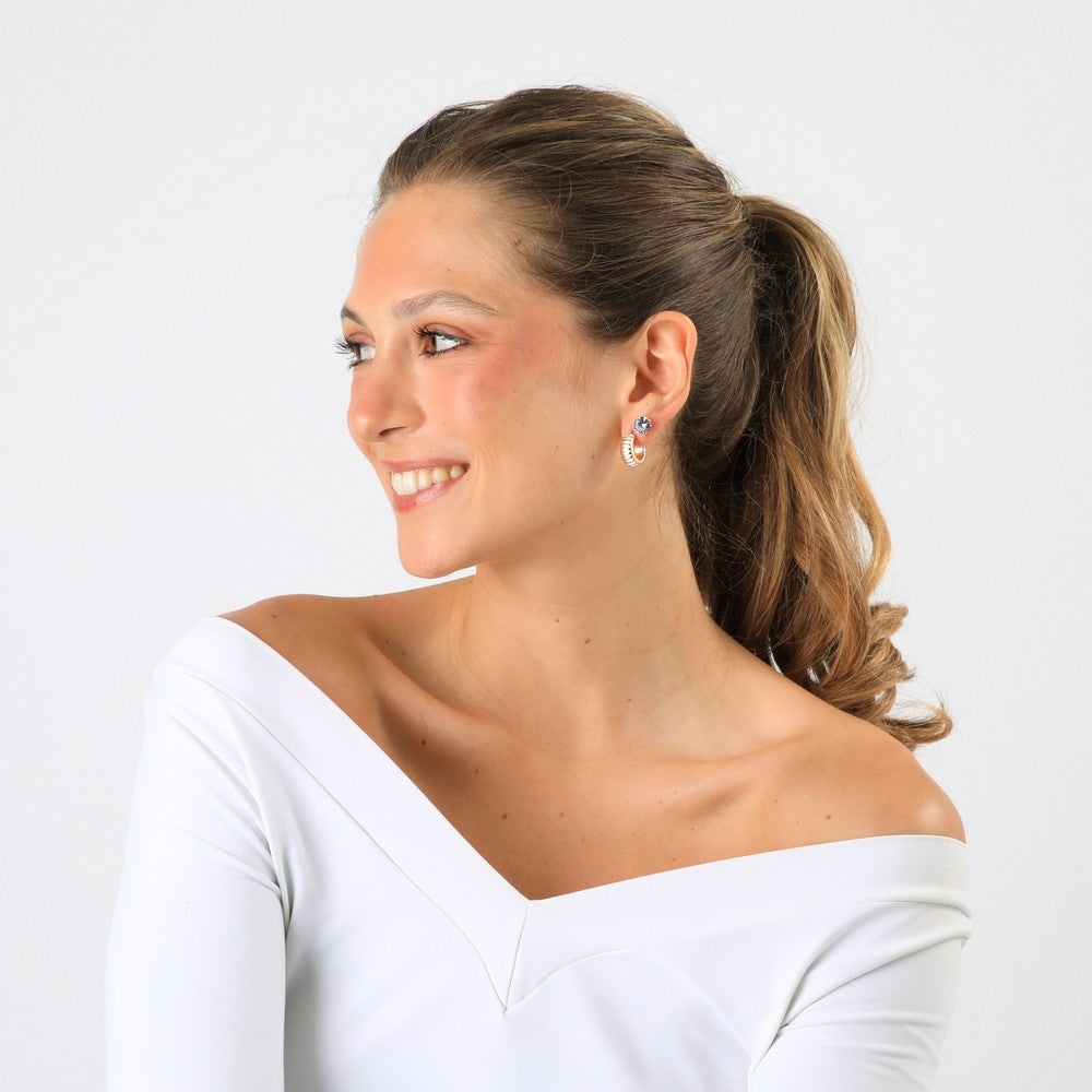 Set De Aros Zaira Dorado Humana