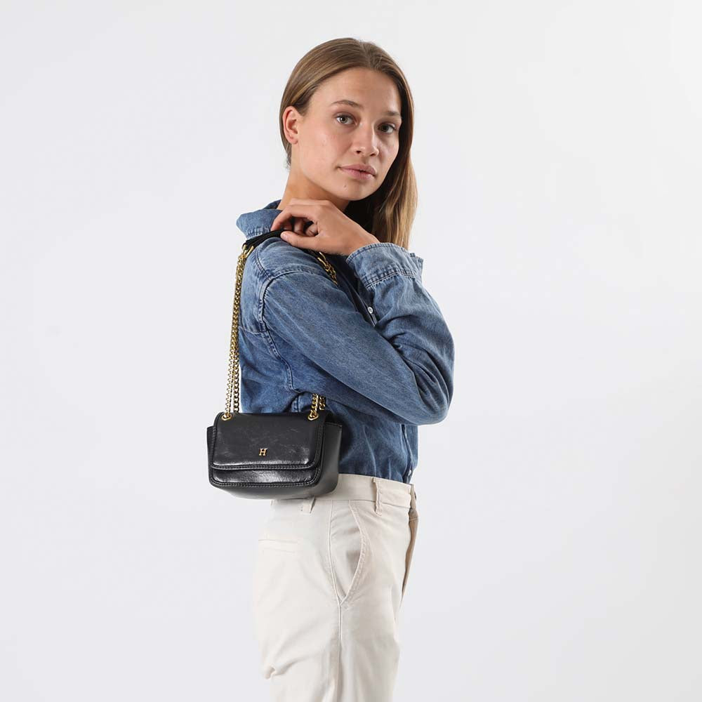 Cartera Minibag Moana Negro Humana