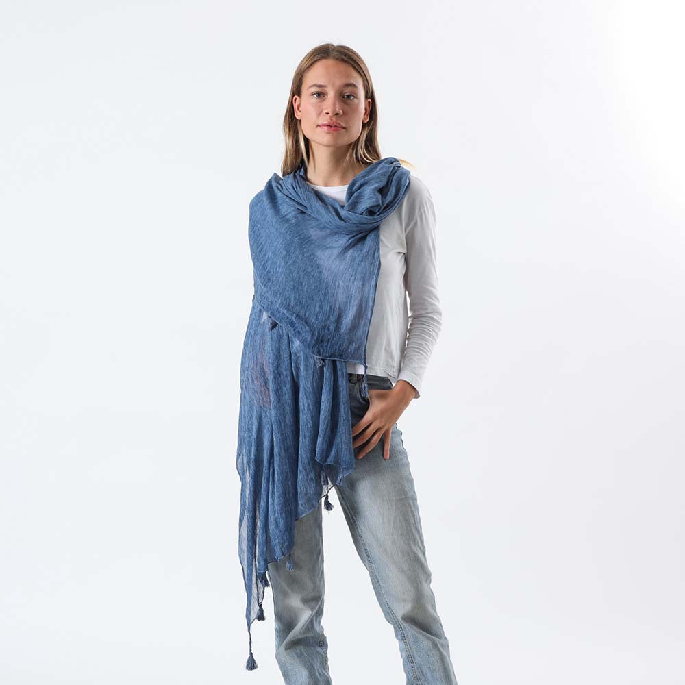 Pañuelo Liso Bogatell Celeste Humana