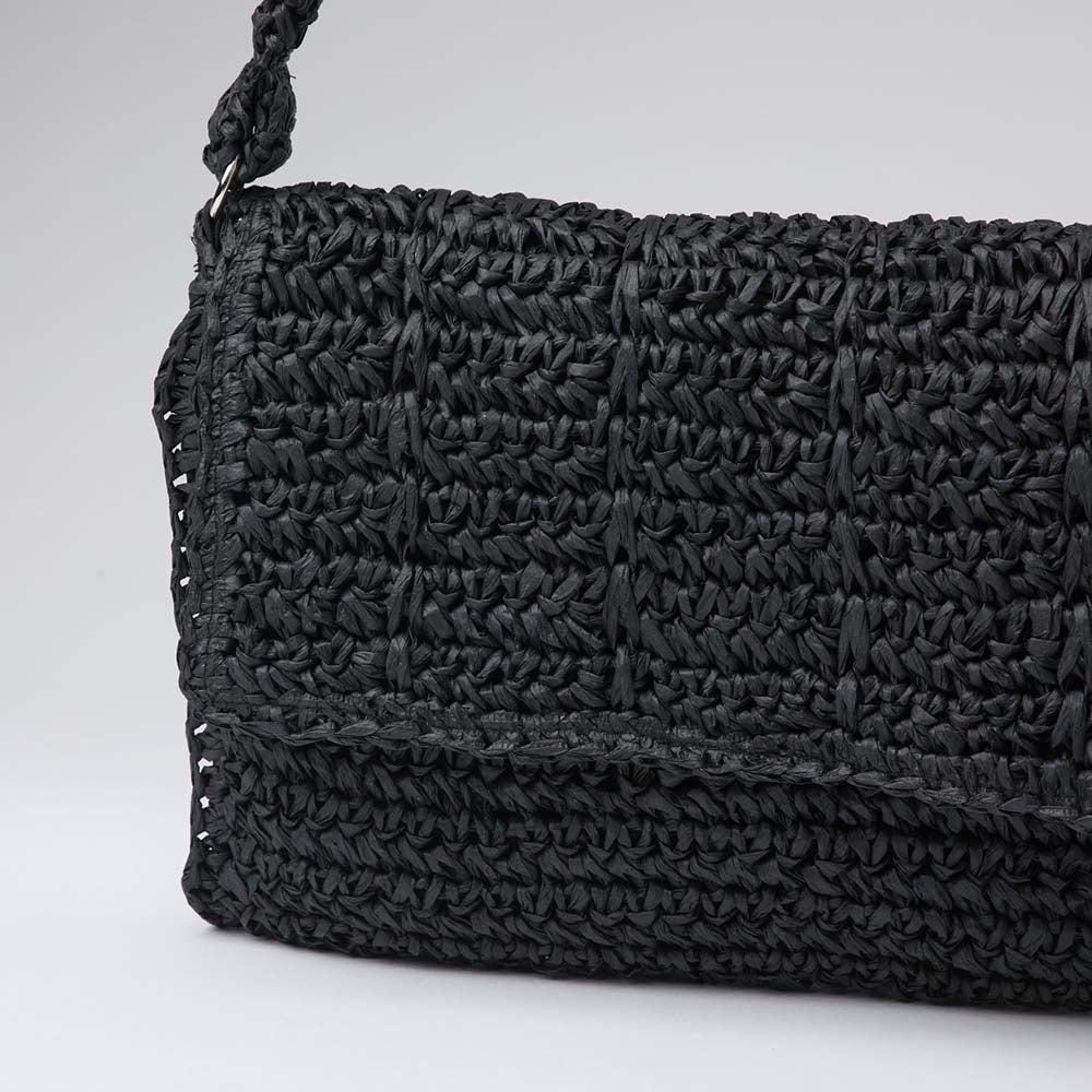 Cartera Cruzada Samoa Negra i-D