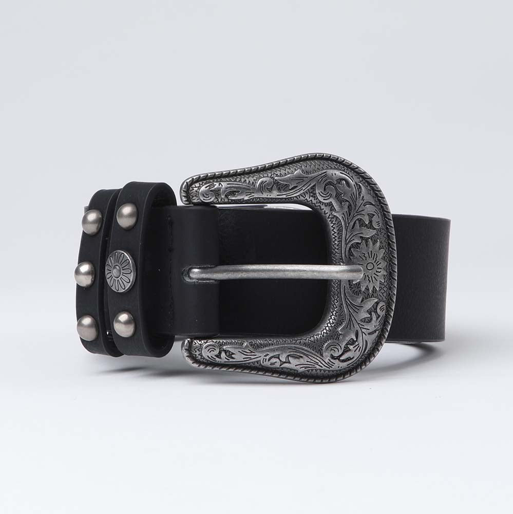 Cinturón Black and Silver Negro Humana